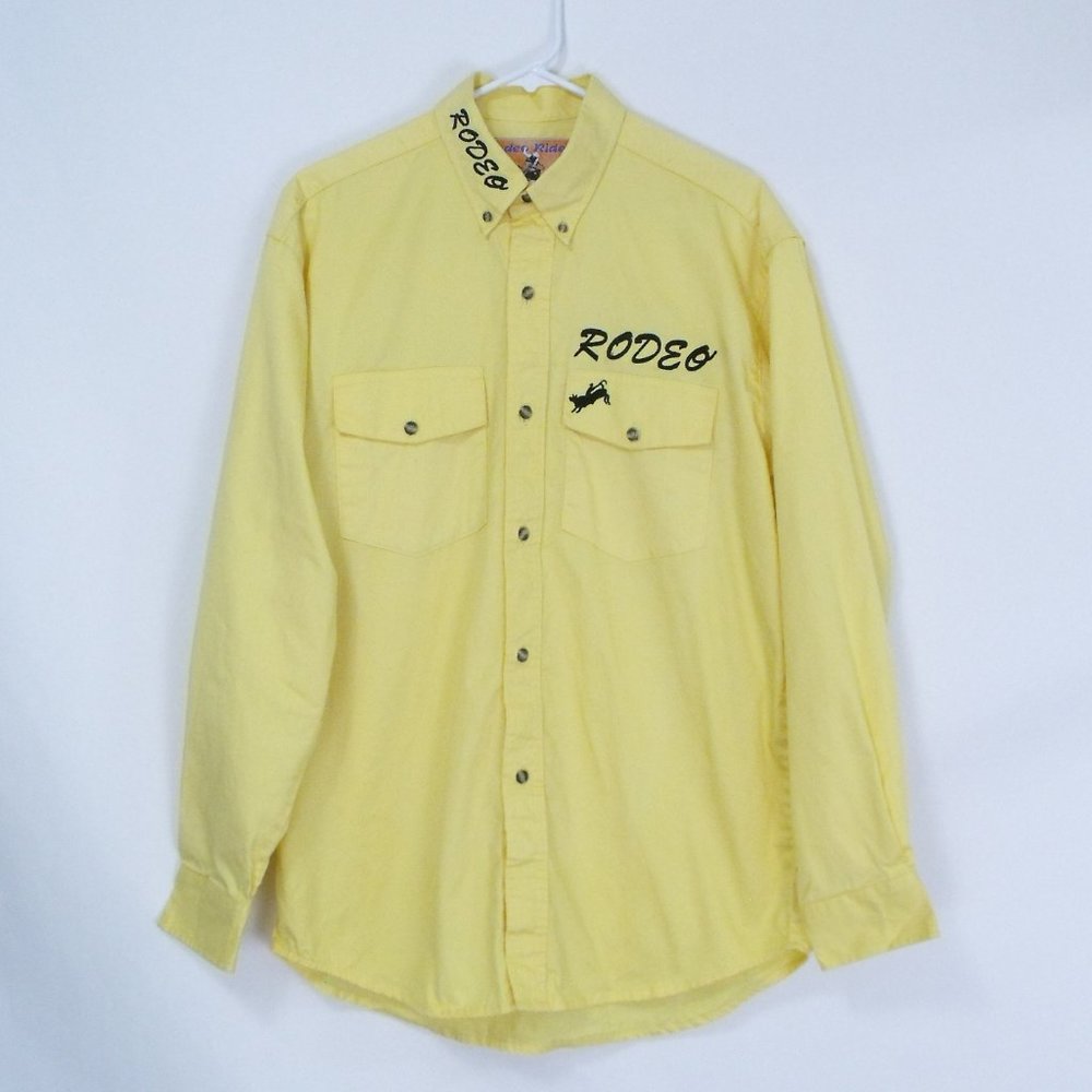 Rodeo Rider Bull Rider Western Shirt M